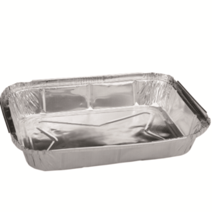 ENVASE ALUMINIO RF.E1180 RECTANGULAR C.ALZADO C/600 UD.